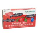 Wildlachs-Filets 24x200g in Bio-Tomate-Basilikum-Creme