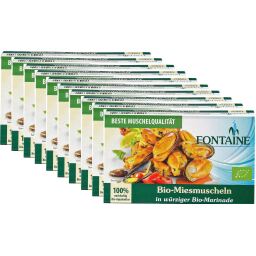 Bio-Miesmuscheln 40x125g in Bio Marinade