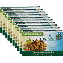 Tintenfischstücke 40x120g in Bio Olivenöl