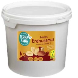 Bio Erdnussmus fein 220kg (im 10kg Eimer)